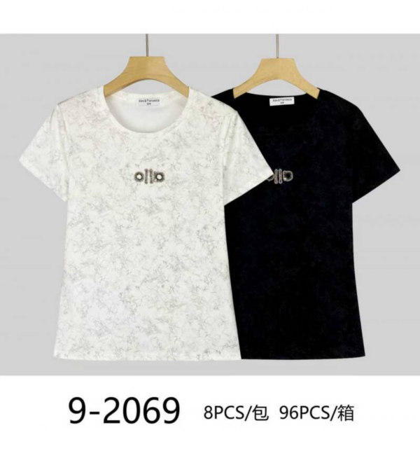 Bluzki damskie Roz Standard, Mix Kolor Paczka 8 szt